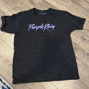 Prince Purple Rain black t shirt M
